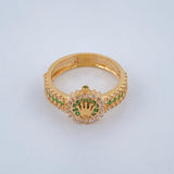 Anillo Corona Rx 3.5gr / T6 1/2 / Oro Amarillo 18K $