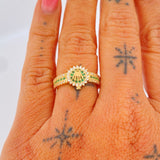 Anillo Corona Rx 3.5gr / T6 1/2 / Oro Amarillo 18K $