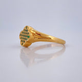 Anillo Trebol 2.4gr / T6 1/2 / Oro Amarillo 18K $