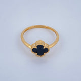Anillo Trebol 1.85gr / T8 / Oro Amarillo 18K $