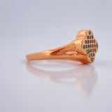 Anillo Trebol 2.5gr / T5 1/4 / Oro Rosa 18K $