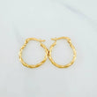 Candongas Kari 1.1 g / 2 cm Oro Amarillo 18K