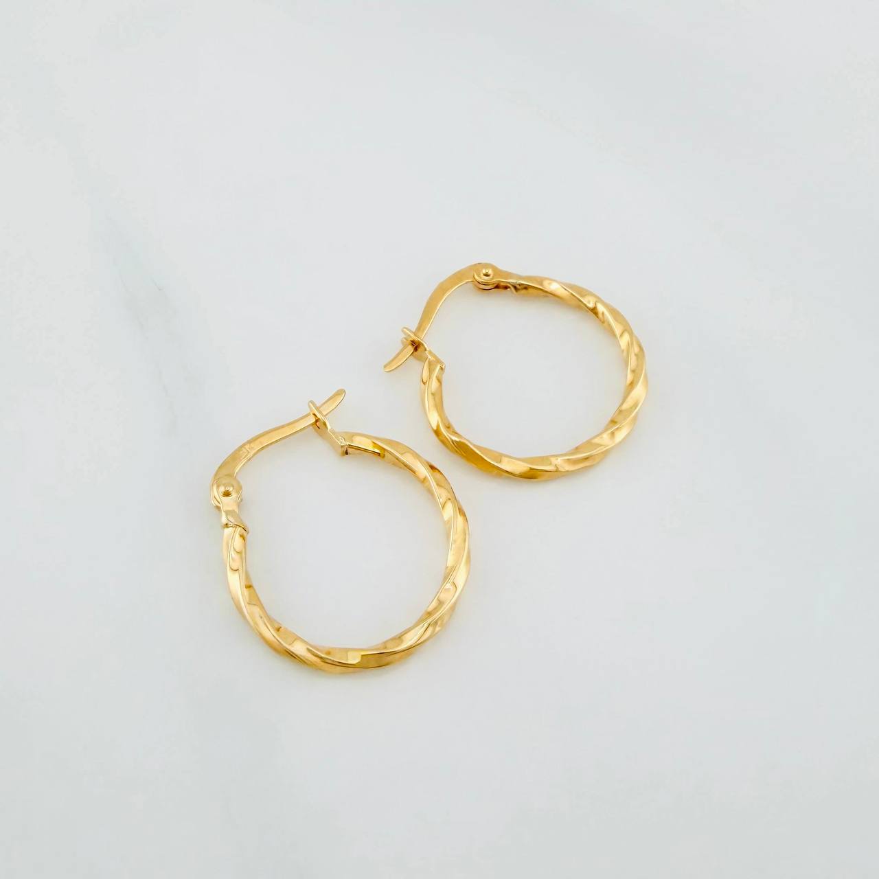 Candongas Kari 1.1 g / 2 cm Oro Amarillo 18K