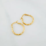 Candongas Kari 1.1 g / 2 cm Oro Amarillo 18K