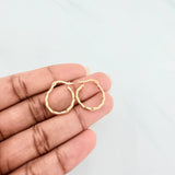 Candongas Kari 1.1 g / 2 cm Oro Amarillo 18K
