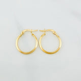 Candongas Clau 1 g / 2 cm Oro Amarillo 18K