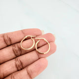 Candongas Clau 1 g / 2 cm Oro Amarillo 18K