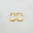 Candongas Clau 0.8 g / 1.5 cm Oro Amarillo 18K