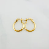 Candongas Clau 0.8 g / 1.5 cm Oro Amarillo 18K