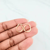 Candongas Clau 0.8 g / 1.5 cm Oro Amarillo 18K