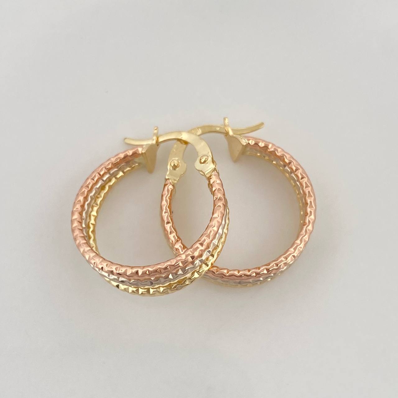 Candongas Daki 1.7 g / 2 cm Tres Oros 18K