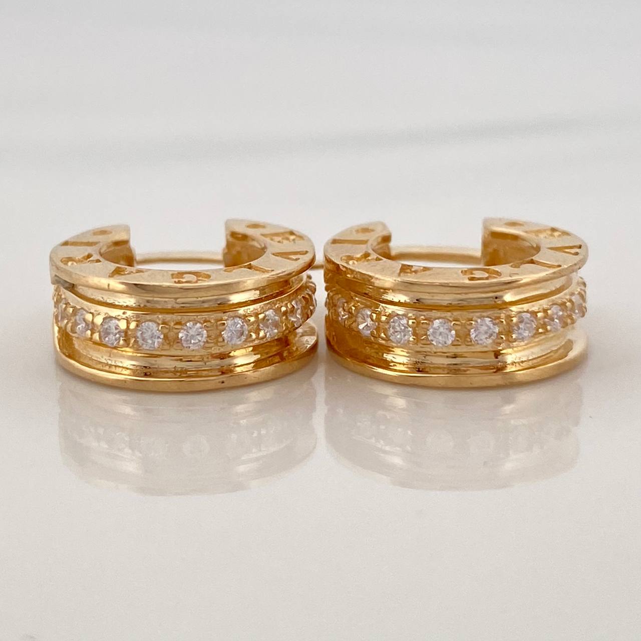 Candongas Bv 4.5 g / 1.5 cm Oro Amarillo 18K
