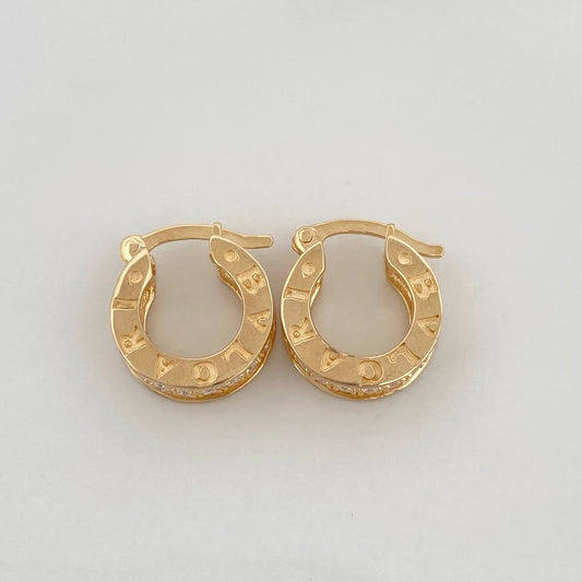 Candongas Bv 4.5 g / 1.5 cm Oro Amarillo 18K