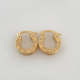Candongas Bv 4.5 g / 1.5 cm Oro Amarillo 18K