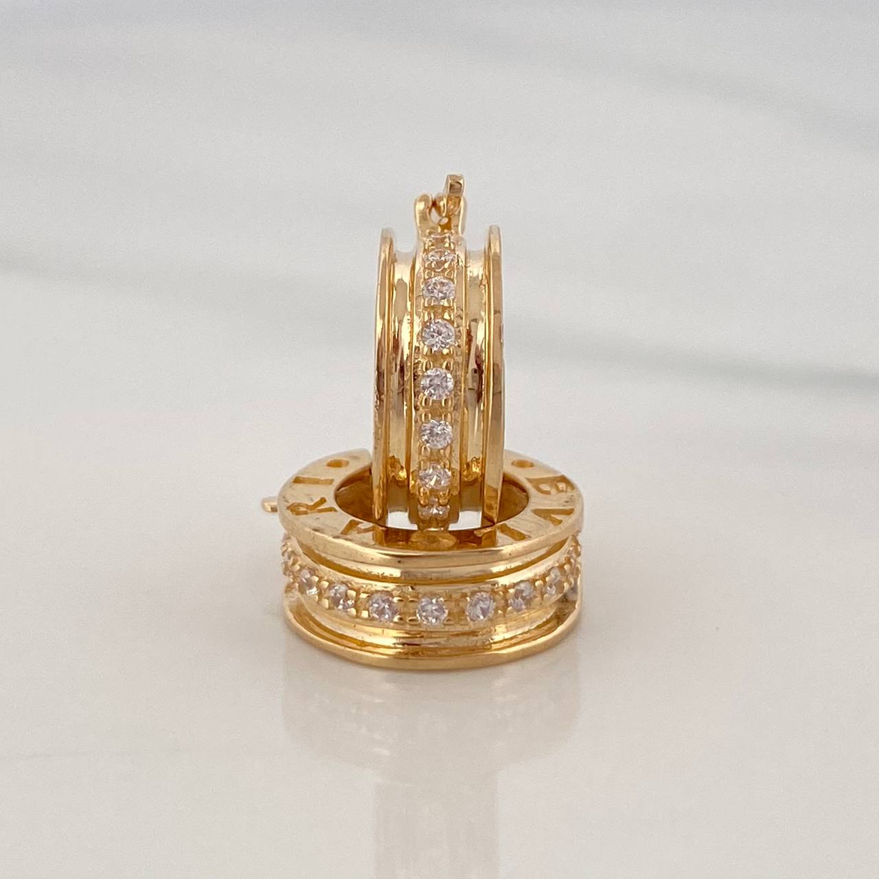 Candongas Bv 4.55 g / 1.5 cm Oro Amarillo 18K