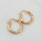 Candongas Heka 2 g / 2.2 cm Tres Oros 18K