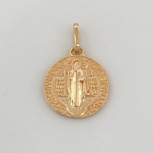 Dije San Benito 2.2 g / 2 cm Oro Amarillo 18K