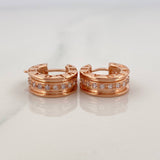 Candongas Bv 4.3 g / 1.5 cm Oro Rosa 18K
