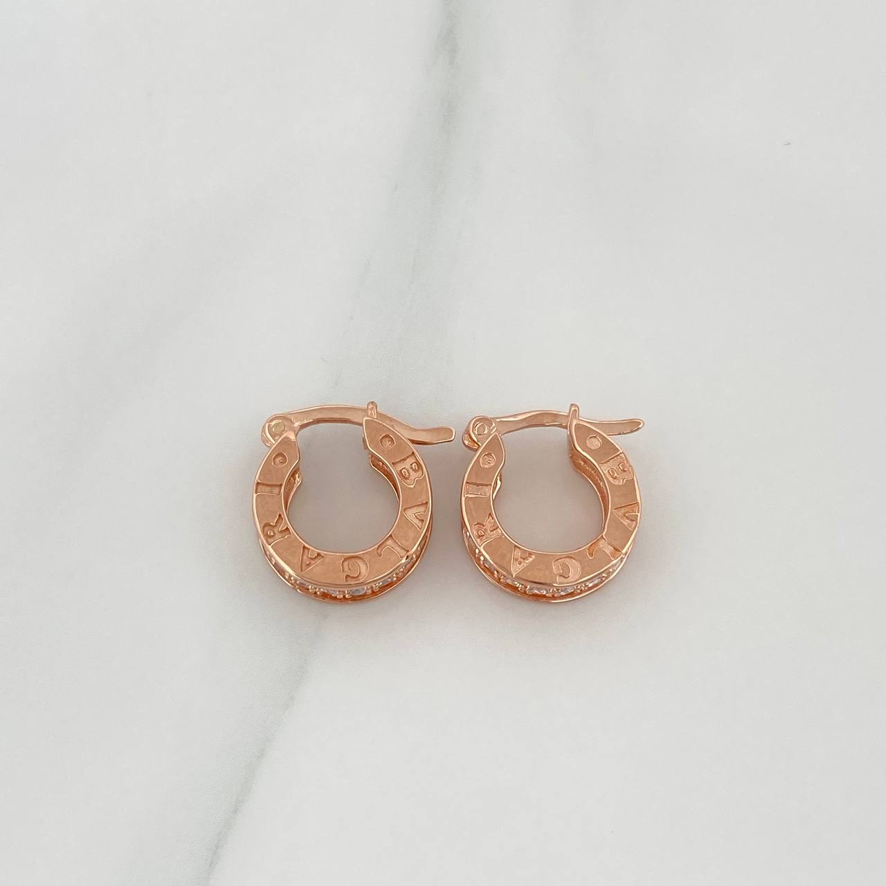 Candongas Bv 4.3 g / 1.5 cm Oro Rosa 18K