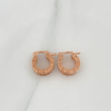 Candongas Bv 4.3 g / 1.5 cm Oro Rosa 18K