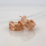 Candongas Bv 4.3 g / 1.5 cm Oro Rosa 18K