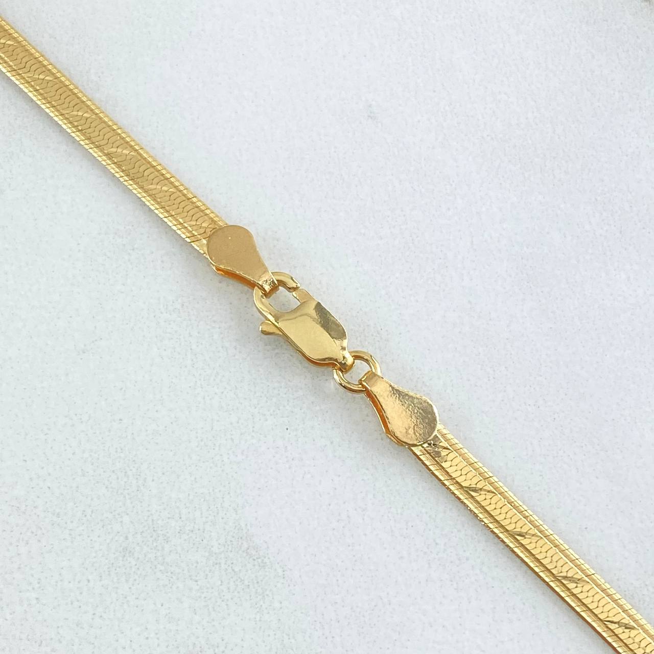 Cadena Espejo Diagonal 8.55gr / 45cm / +3 Oro 18K