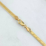 Cadena Espejo Diagonal 8.55gr / 45cm / +3 Oro 18K