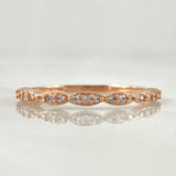 Anillo Linea De Ojos 1.5gr / T7 1/2 / Oro 18K