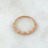 Anillo Linea De Ojos 1.5gr / T7 1/2 / Oro 18K