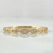 Anillo Linea De Ojos 1.35gr / T6 1/2 / Oro 18K *