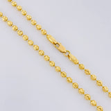 Cadena Militar Media Luna 16.25g / 65cm / 2.8mm Oro Amarillo 18K