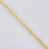 Cadena Militar Media Luna 16.25g / 65cm / 2.8mm Oro Amarillo 18K