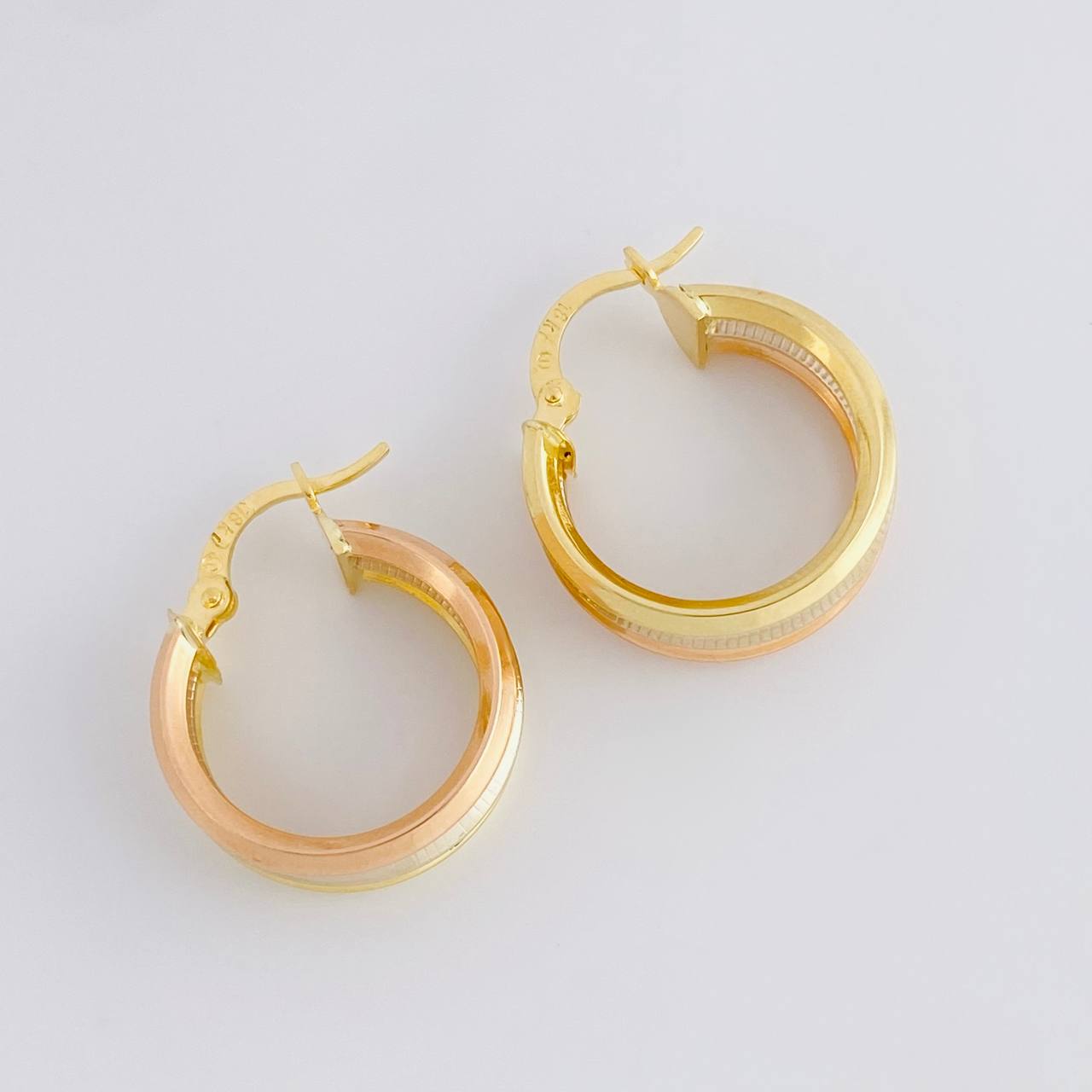 Candongas Ash 2.9g / 2.1cm Tres Oros 18K
