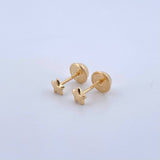 Topos Estrella 0.45gr / 4mm Lisa Oro Amarillo 18K ©