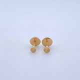 Topos Circulo 0.4gr / 3mm Diamantado Oro Amarillo 18K ©