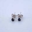 Topos Piedra 0.8gr / 3mm Zafiros 28Pts Broche Mariposa Oro Blanco 18K (Joya) ©