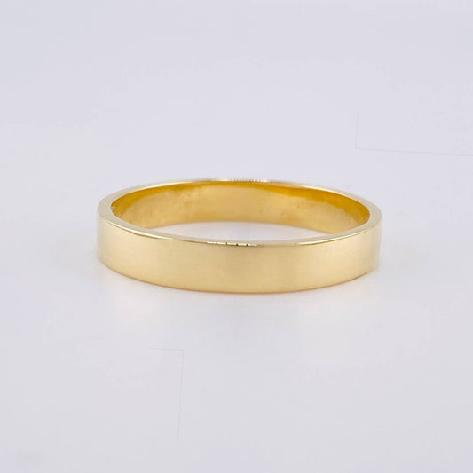 Anillo Argolla Lisa 4.25 g / T10 1/2 Oro Amarillo 18K