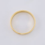 Anillo Argolla Lisa 4 g / T7 Oro Amarillo 18K