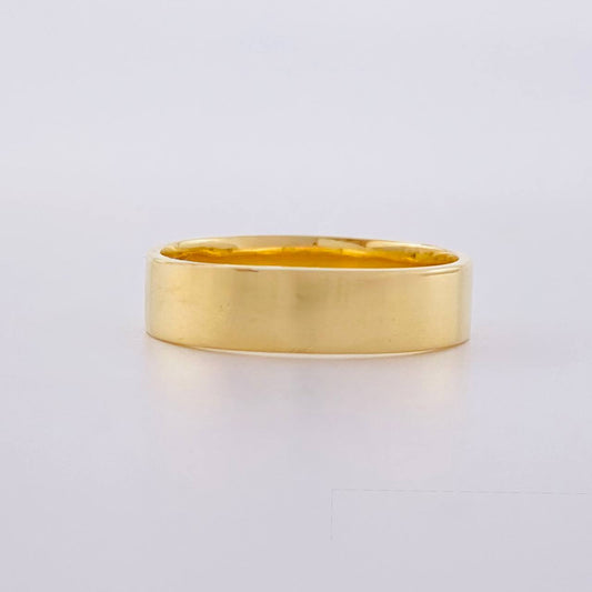 Anillo Argolla Lisa 4.05 g / T8 1/4 Oro Amarillo 18K