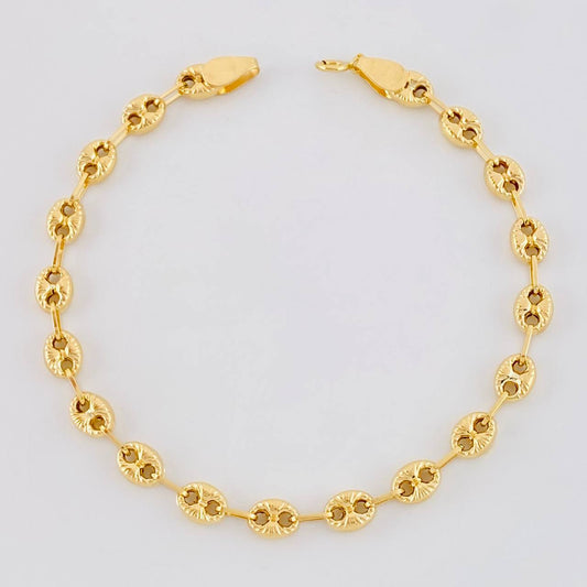 Pulso Gc Diamantado 3.1 g / 19 cm / 4.6 mm Oro Amarillo 18K