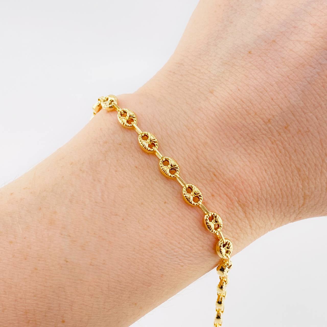 Pulso Gc Diamantado 3.45 g / 20.5 cm / 4.6 mm Oro Amarillo 18K