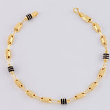 Pulso Rustico Texturizados 2.95 g / 18.5 cm / 4.2 mm Oro Amarillo 18K