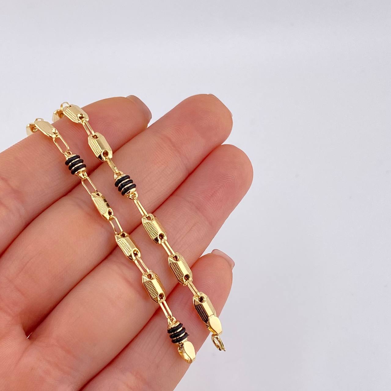 Pulso Rustico Texturizados 2.95 g / 18.5 cm / 4.2 mm Oro Amarillo 18K