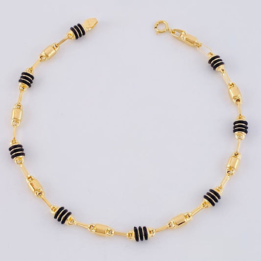 Pulso Rustico Barril 2.7 g / 19 cm / 3.4 mm Oro Amarillo 18K