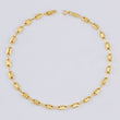 Tobillera Rustico Texturizados 4.4 g / 26.5 cm / 4.2 mm Oro Amarillo 18K