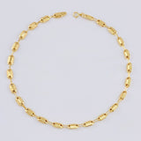 Tobillera Rustico Texturizados 4.4 g / 26.5 cm / 4.2 mm Oro Amarillo 18K