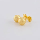 Topos Bola Diamantada 0.85 g / 7 mm Oro Amarillo 18K