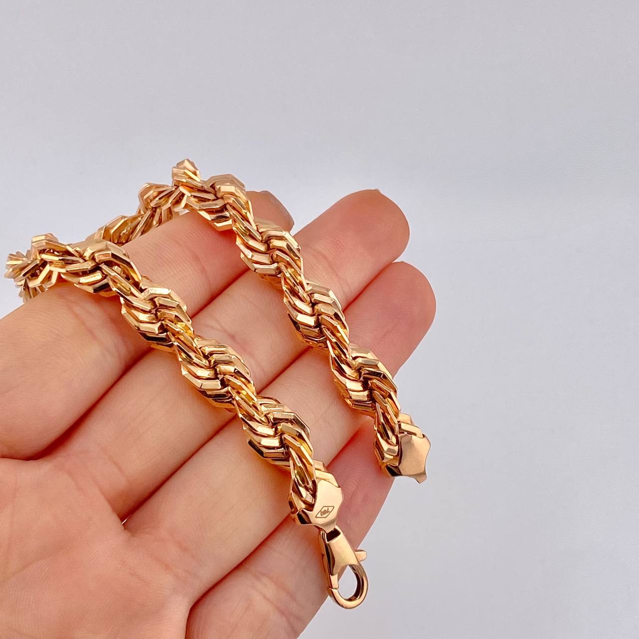 Pulso Lazo 9.6 g / 21 cm / 8.75 mm Oro Rosa 18K