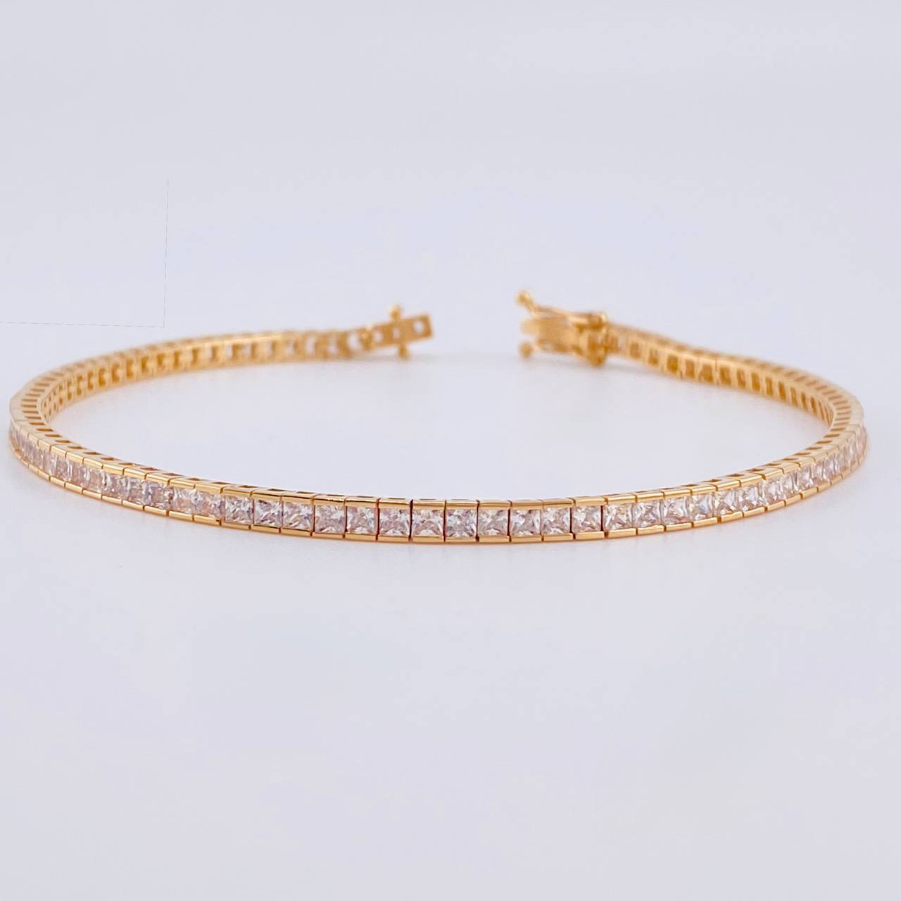 Pulso Tenis 9.25 g / 18 cm / 2.85 mm Oro Rosa 18K
