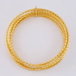 Pulso 7 Aros Diamantado 12.25 g / 20.5 cm / 2.05 mm Oro Amarillo 18K